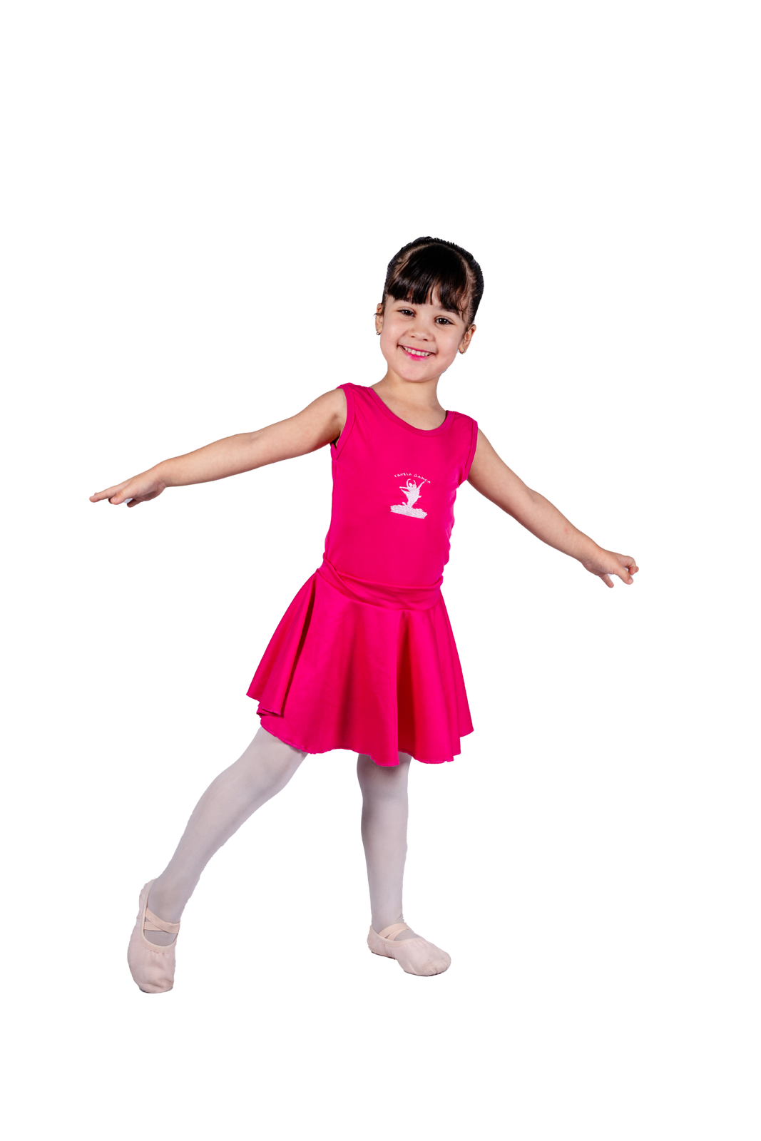 Aluna de ballet do Favela Dança